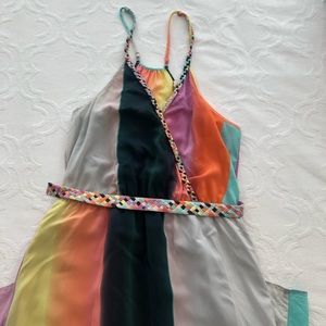 PRESLEY SKYE Long Colorful Formal Dress
